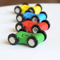 Juguete De Madera Para Niños Carro De Deslizamiento Con Carril De Carreras Y Slides Mini Juego De Coches Modelo Colorido Para Niños Juguetes Educativos Sin Batería - details 9