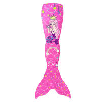 3PCS Traje De Sirena Para Niñas Traje De Baño Princesa Conjunto De Natación Polyester Elastane Estilo Mermaid Summer Swimable - details 3