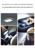 Luz De Techo Para Coche 10 LED Luz De Lectura Nocturna Con Carga USB Lámpara Magnética De Maletero Luz Decorativa De Interior LED Para Coche - details 3