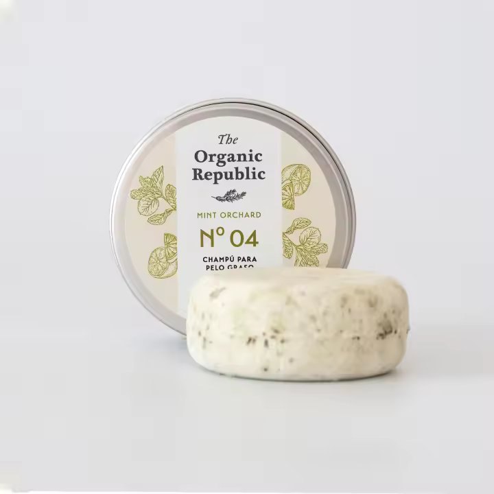 The Organic Republic Champú Sólido Orgánico para Pelo Graso, Cuidado Capilar Natural - 1