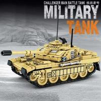 Bloques De Construcción MOC 99A Tanque De Batalla Principal Militar Challenger Leopard Panther Juguetes Para Niños Modelo De Ejército Soldado Pesado - details 5