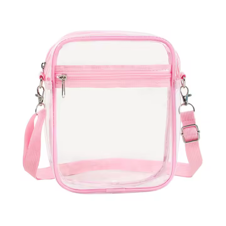 Mochila escolar de gran capacidad, mochila de viaje para exteriores, mochila impermeable de PVC transparente - 1