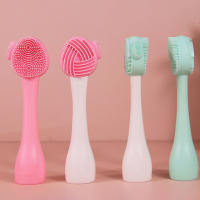 Cepillo De Limpieza Facial De Silicona 2 En 1 Instrumento De Limpieza Facial Eliminador De Masка De Arcilla Y Rascador De Maquillaje - details 8