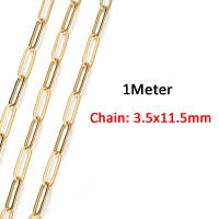 Cadena De Acero Inoxidable 1 Metro Para Pulseras Collares Joyería DIY Accesorios De Encontración Metal STAINLESS STEEL - details 2