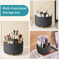 Organizador De Maquillaje 360 Grados Grande Portátil Para Labiales Cepillos Y Bolígrafos Material Plástico De Alta Capacidad - details 7
