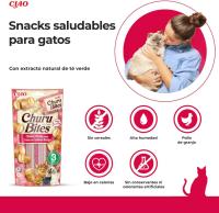 Pack de 3  Churu Bites Bocaditos Receta De Atún Con Salmón Para Gatos 3X10gr - details 1