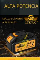 LYUWO Llave De Impacto Eléctrica 380NM Sin Escobillas Herramienta De Reparación Automotriz Compatible Con Batería Makita - details 11