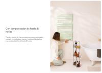 CREATE - Toallero Eléctrico de Pared con Patas y Estante Supletorio - WARM TOWEL 500W - details 1