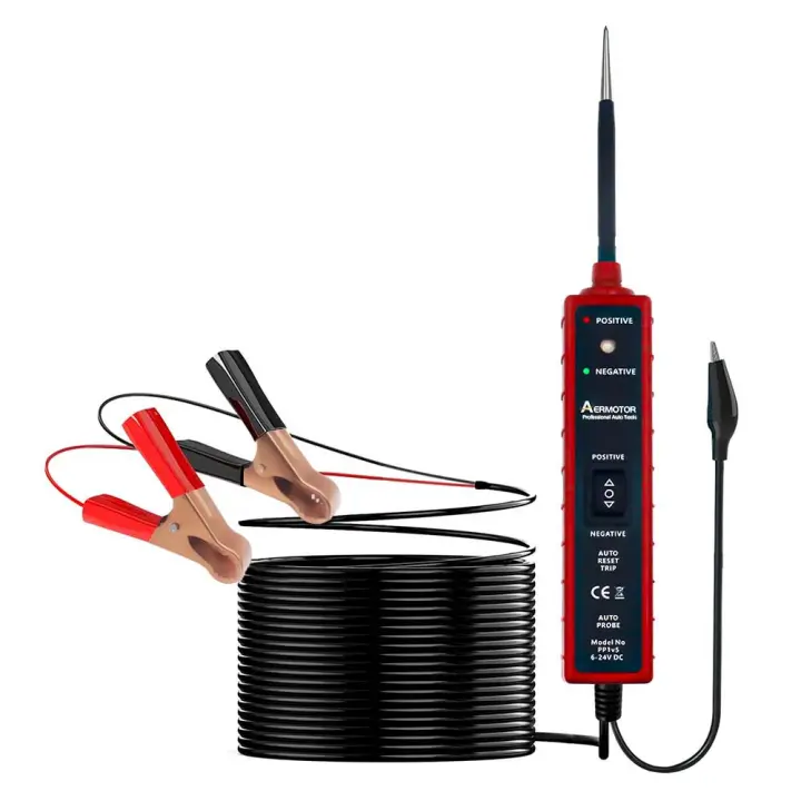 Prueba De Circuito Eléctrico Automotriz Con Interruptor De Poder Diagnosticador De Sistemas Electrónicos De Vehículos ABS+Metal 6-24V - 1