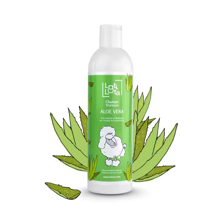 CHAMPÚ LOTI LOTA PARA PERRO ALOE VERA 500ml. - 1