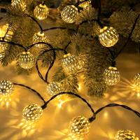 Luces De Cadena Solar Morroccan Ball 5M/6M Impermeables 8 Modos Para Jardín Decoración De Fiesta Dormitorio Luz De Año Nuevo - details 3