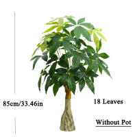 Planta Artificial De Monstera Grande 95cm Con Hojas De Palma Falsas Árbol Verde Tropico Decoración Para Jardín Casa Exterior DIY - details 5