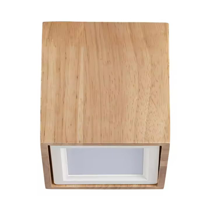 Ledkia Aplique de Techo LED Madera Sigurd Versátil Diseño Natural - 1