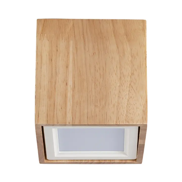 Ledkia Aplique de Techo LED Madera Sigurd Versátil Diseño Natural - 1
