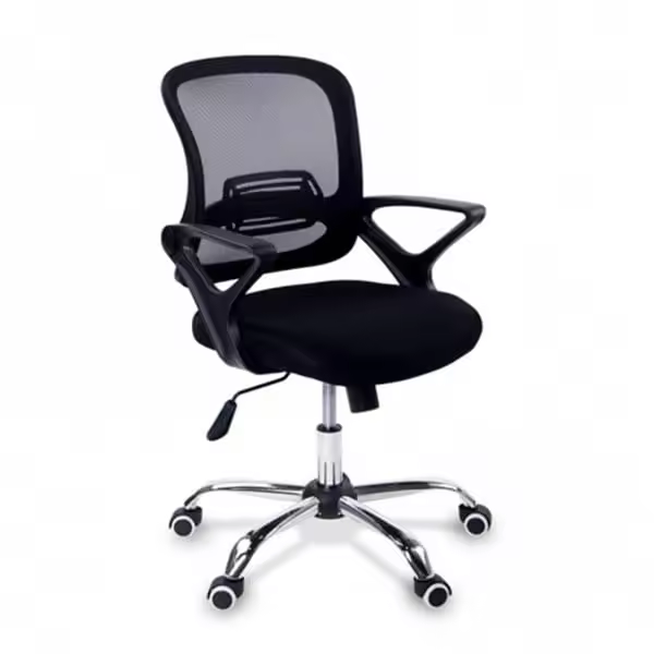 Silla escritorio Brisa negro 93-101x60x60 cm Adec - 1