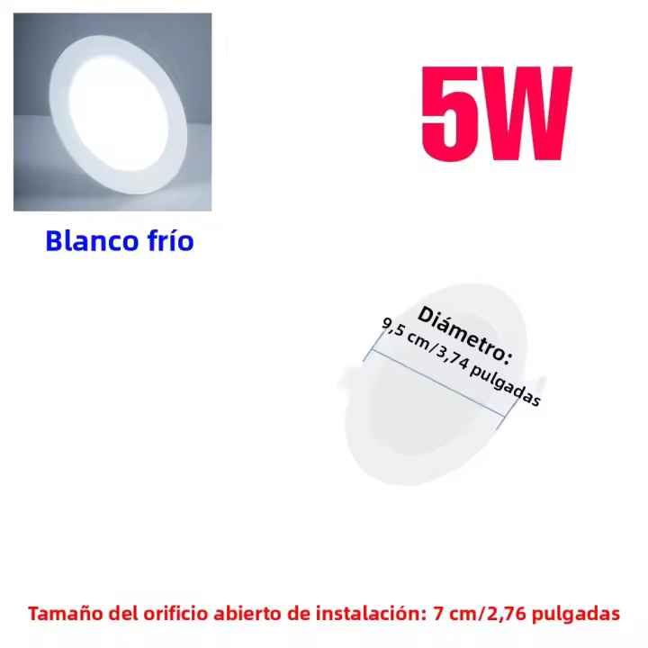 Lámpara De Techo LED 25W Redonda Revestida 220V Luz De Enfriamiento/Calefacción Para Sala De Estar Y Hogar Iluminación Interior - 1