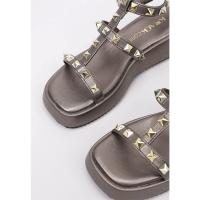 Krack Core TACKS Sandalia De Plataforma Mujer Gris - details 1