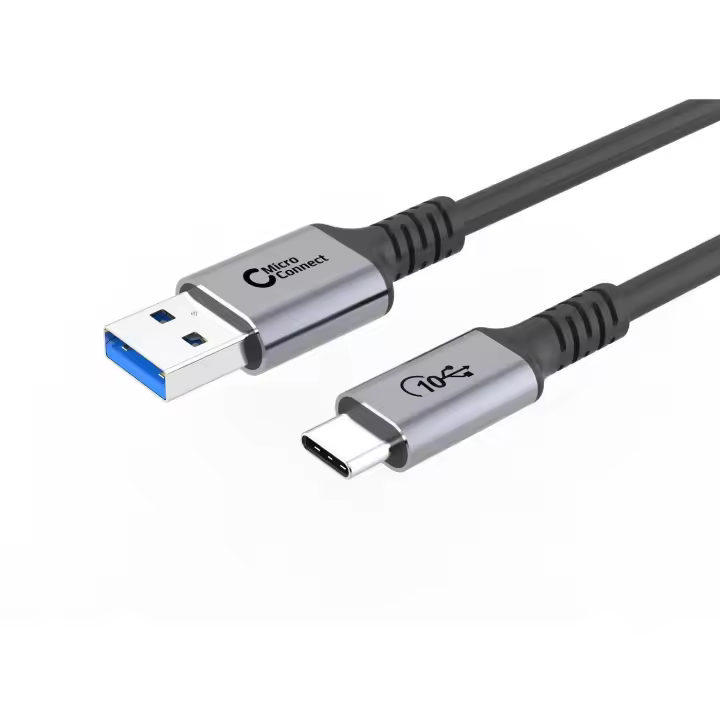 Microconnect Cable USB-C a USB-A Premium para Carga Rápida y Transferencia de Datos - 1