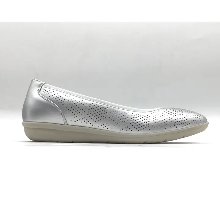 Virucci - Bailarinas Casual de Mujer Cómodas Modernas 706 disponible en Cuero, Celeste, Nude, Oro, Plata - 1