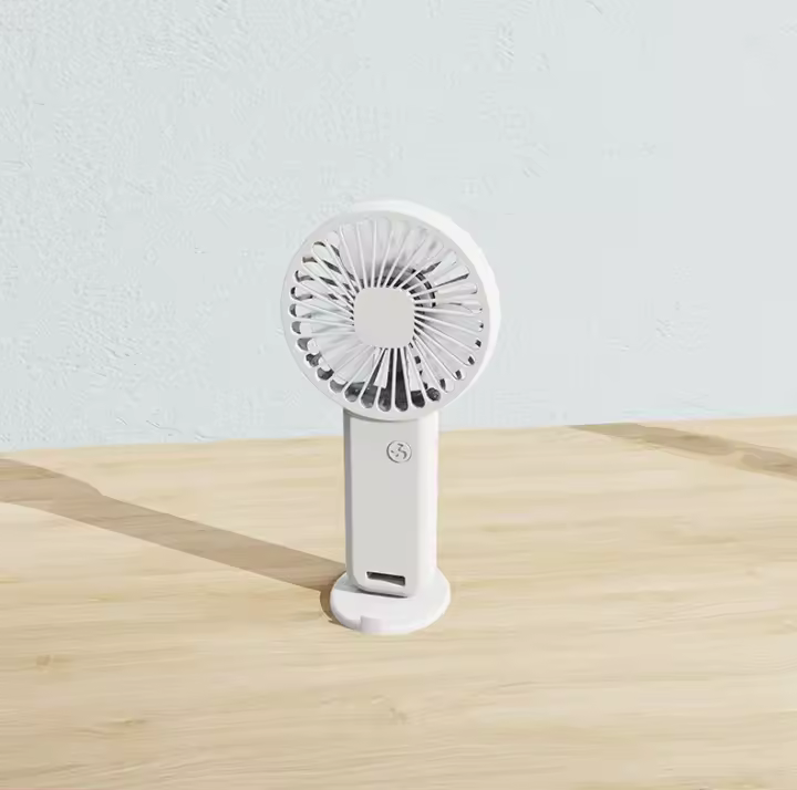 2025 Nuevo ventilador portátil recargable USB Pequeño ventilador portátil mini dormitorio escretorio regalo Silencioso familiar - 1