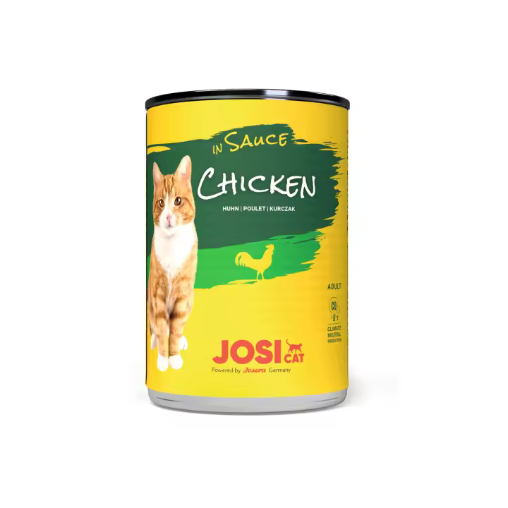 Josera Josicat Pollo en Salsa - Alimento Completo Humedo de Pollo para Gatos Adultos - 415 Gramos - Pack de 3 - 1