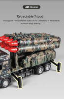 Modelo De Lanzador De misilesRocket En Escala 1/32 Para Coleccionistas Y Niños Con Cuerpo De Metal Puertas De Goma Abiertas Vehículos Militares De Aleación Juguete Para Niños Regalo Para Chicos - details 10