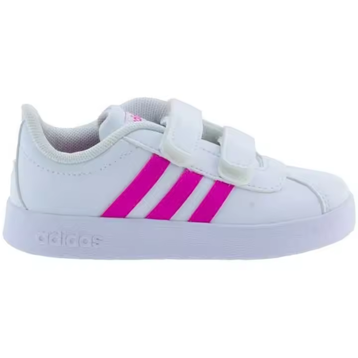 Zapatillas Adidas Vl Court 2.0 Cmf I para niños unisex en color blanco - 1