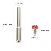 Accesorios De Taladro Para Herramienta Rotativa 5pcs Mandril De 1/8 Pulgadas Para Polvo Y Pulido Shank 2.35/3/3.175mm - details 1