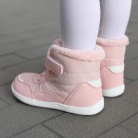 Botas De Ugg Estilo Invernal Para Niños Y Niñas Con Palmas Abiertas Y Forro Quilted Velcro Calientes Suela Antideslizante Para Frío - details 8