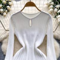 Vestido Mini De Encaje Elegante Con Mangas Flared En Blanco Y Negro YuooMuoo Estilo Harajuku Para Mujer Vestido De Fiesta Coreano A-Line Cuello Redondo Sin Capucha - details 8