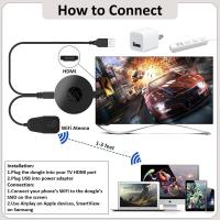 Adaptador de Pantalla HDMI Inalámbrico para Teléfono, PC y Tablet a Pantalla HD - details 1