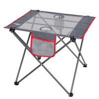 Mesa plegable para camping de poliéster Aktive medidas 62x50x50cm, ultraligera y portátil, cómo y fácil de transportar - details 0