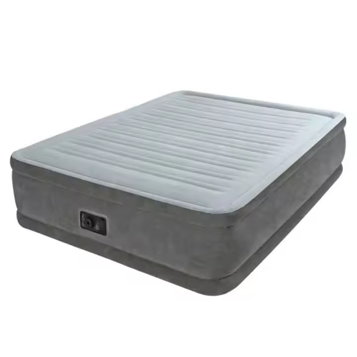 Cama hinchable Comfort plush Intex 2 personas con bomba eléctrica 46x152x203 cm - 1