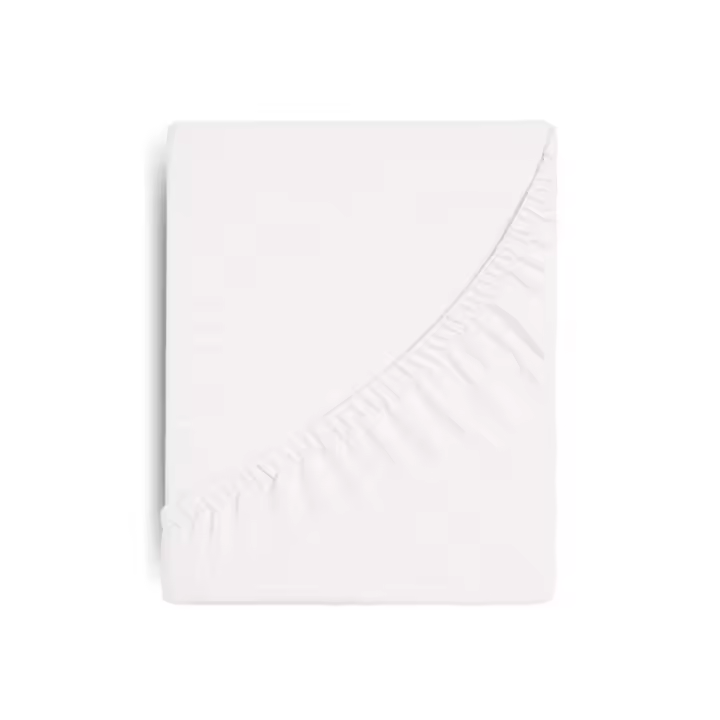 Quality Hogar - Sábana Bajera Ajustable Blanca Antipeeling 80% Algodón, Suavidad y Durabilidad para Cama 90/105/135/150x190 - 1