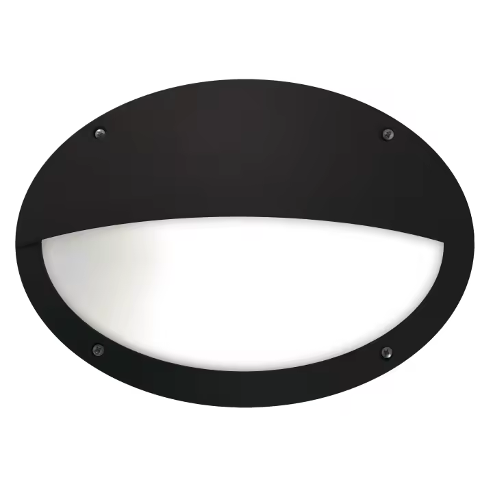 Novolux Lighting - Aplique de pared- TEIA, E27, 23W, IP66, policarbonato, L33 cm, negro, exterior - 1