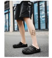 Clogs De Verano Para Hombre Sandalias Transpirables Negras Y Marrones Zapatos De Playa Y Jardín Slip-On Cómodos Y Resistentes - details 7