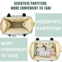 Mochila De Diaper Grande Capacidad Multifuncional Bolsa De Bebé Impermeable Moda Para Mamá Viaje Nappy Bags Bolsa De Amamantamiento - details 3