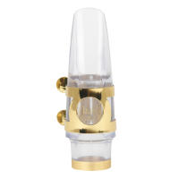 Tapa De Protección Universal Para Boquilla De Saxofón Alto Plástico Metálica Ligadura De Cuero Clip Para Clarinete - details 5
