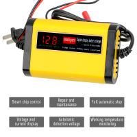 Cargador De Batería De Coche Automático Completo Con Pantalla LCD 2A Carga Rápida 3 Etapas Para Baterías De Agua Y GEL - details 3