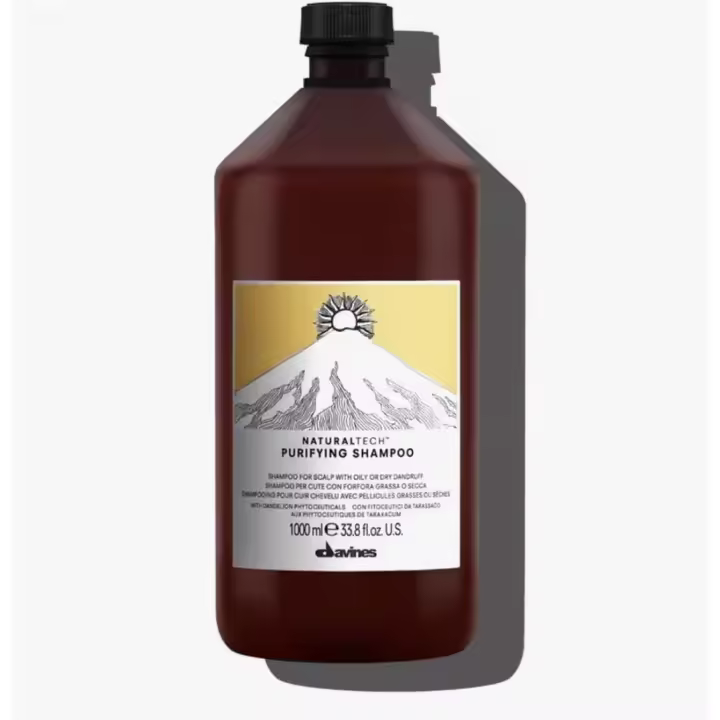 Davines - Purifying - PURIFICANTE CHAMPU - Natural - 1000ML - Protege, cuida, rejuvenece - 1