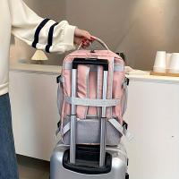 Mochila de viaje de gran capacidad para mujer, bolso de día informal, impermeable, antirrobo, con correa de equipaje y puerto de carga USB - details 8