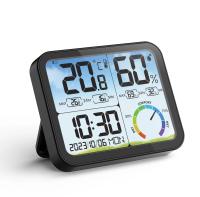 Medidor De Temperatura Y Humedad Digital LCD Estándar Y Colgante Para Interior Sensor De Humedad Estación Meteorológica Monitor De Clima - details 11