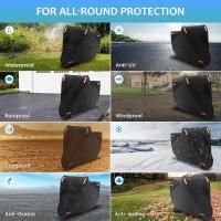 Cubierta Para Motocicleta Protectora Antipolvo Con 4 Bandas Reflectantes Cubierta Para Bicicleta De Motocicleta Al Aire Libre - details 4