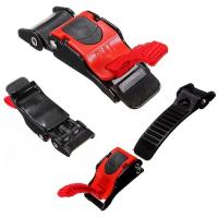 3 piezas motocicleta bicicleta plástico de liberación rápida casco tire Chin Correa hebilla Clip - details 1