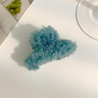Mini Pinza De Pelo De Peluche Nueva Para Mujeres Y Niñas Estilo Temperamento Diverso Tamaño Pequeño Accesorios De Cabello De Veludo De Oveja Lindo Y Decorativo - details 9