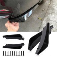 Spoiler De Fibra De Carbono Para Coche Universal Protección Contra Rasguños Difusor Splitter Delantero Y Trasero Extensión De Borde Lateral - details 1