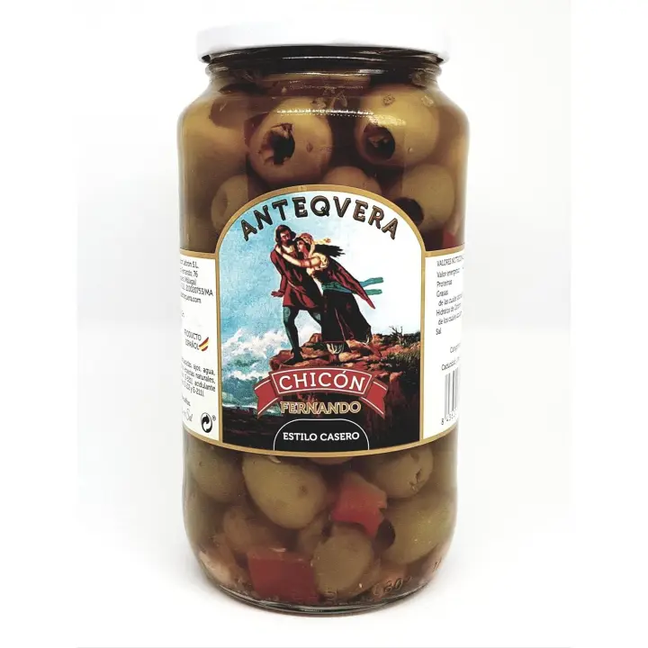 Aceitunas Gordal Deshuesadas Estilo Casero Chicon: Tamaño, Sabor y Comodidad en un Solo Bocado, un Placer Culminante que Eleva tus Experiencias Gastronómicas - 1