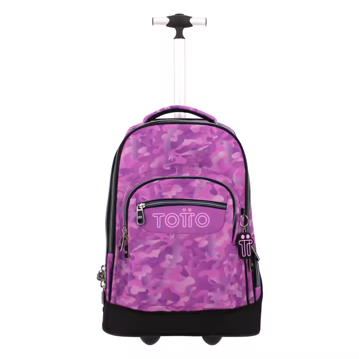 Totto Mochila escolar ruedas Papel Material: Poliéster 52 x 33 x 28 cm - 1