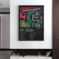 Póster M-MF D-DOOM-M HD Arte Pegatina Para Pared Resistente Al Agua Para Decoración De Sala De Estar Dormitorio Y Bar Moderno - details 15