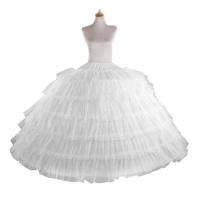 Falda Blanca Completa Vestido De Boda Acolchado Accesorios De Vestido De Novia Hoops Petticoat Underskirt Slips Para Fiesta De Quinceañera - details 2